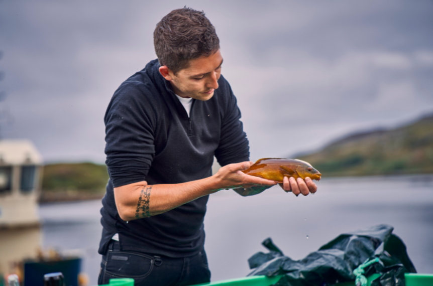 Lewis Bennet, Cleaner Fish Manager, Loch Duart